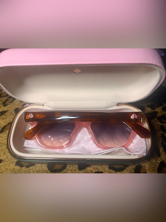 kate spade Pink Oversized Square Sunglasses
